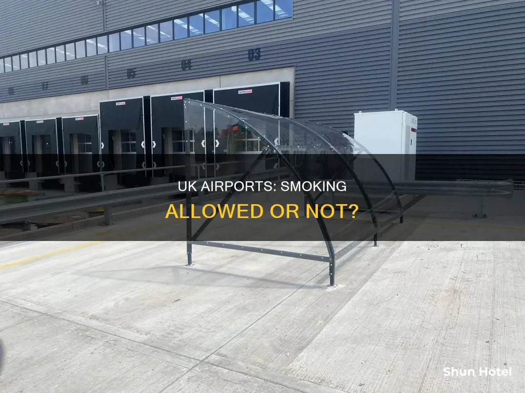 can you smoke in airports uk