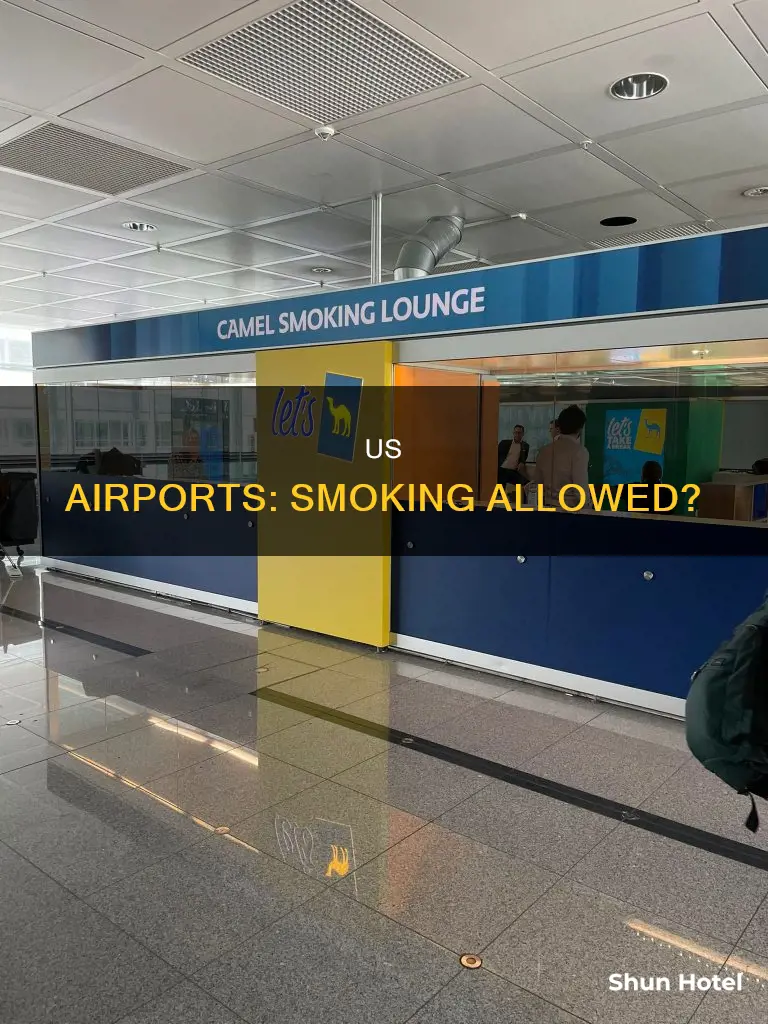 can you smoke in any us airports