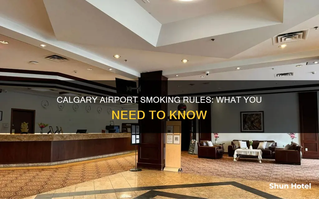 can you smoke in calgary airport