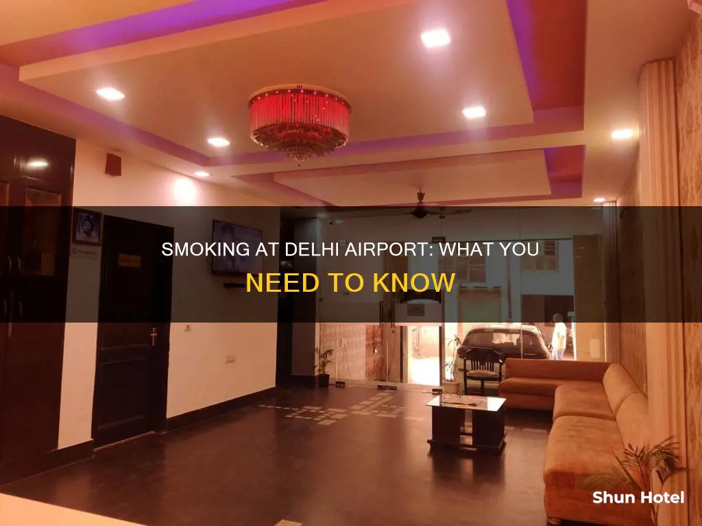 can you smoke in delhi airport