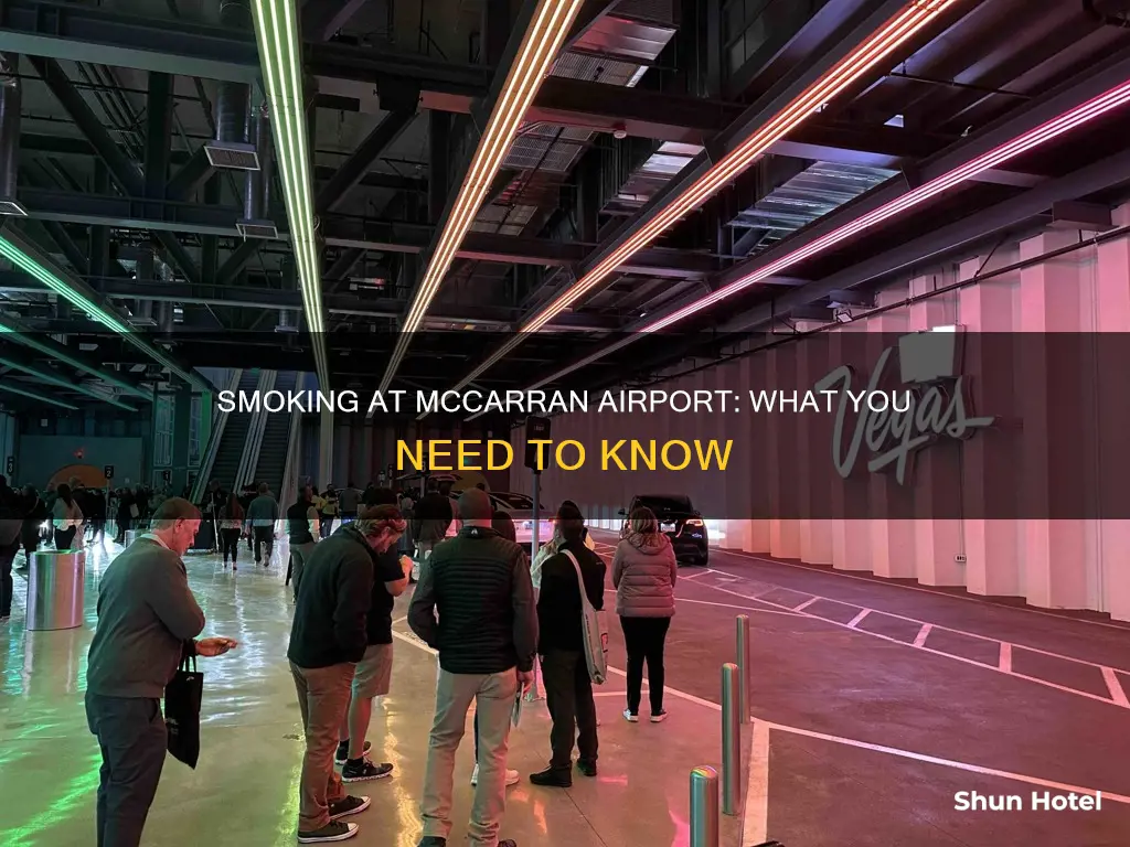 can you smoke in mccarran airport