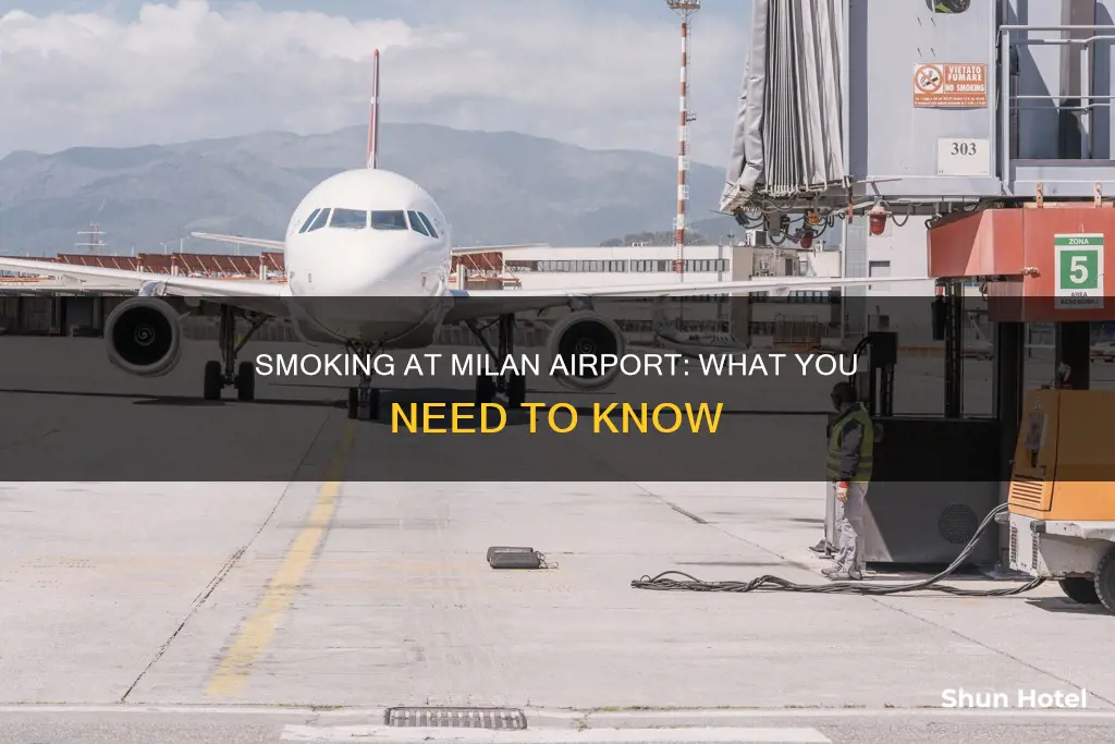 can you smoke in milan airport