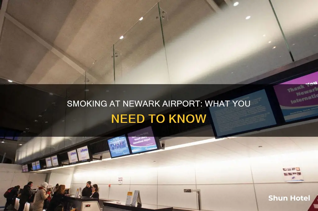 can you smoke in newark airport