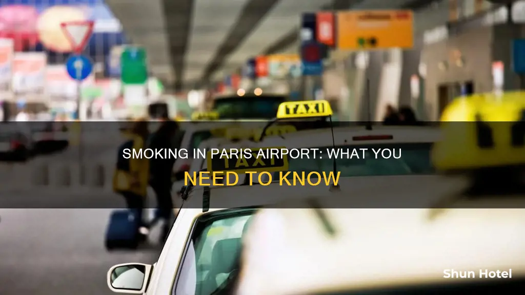 can you smoke in paris airport