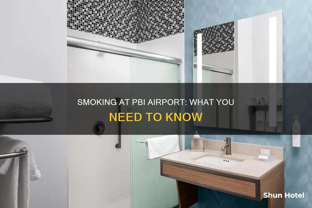 can you smoke in pbi airport