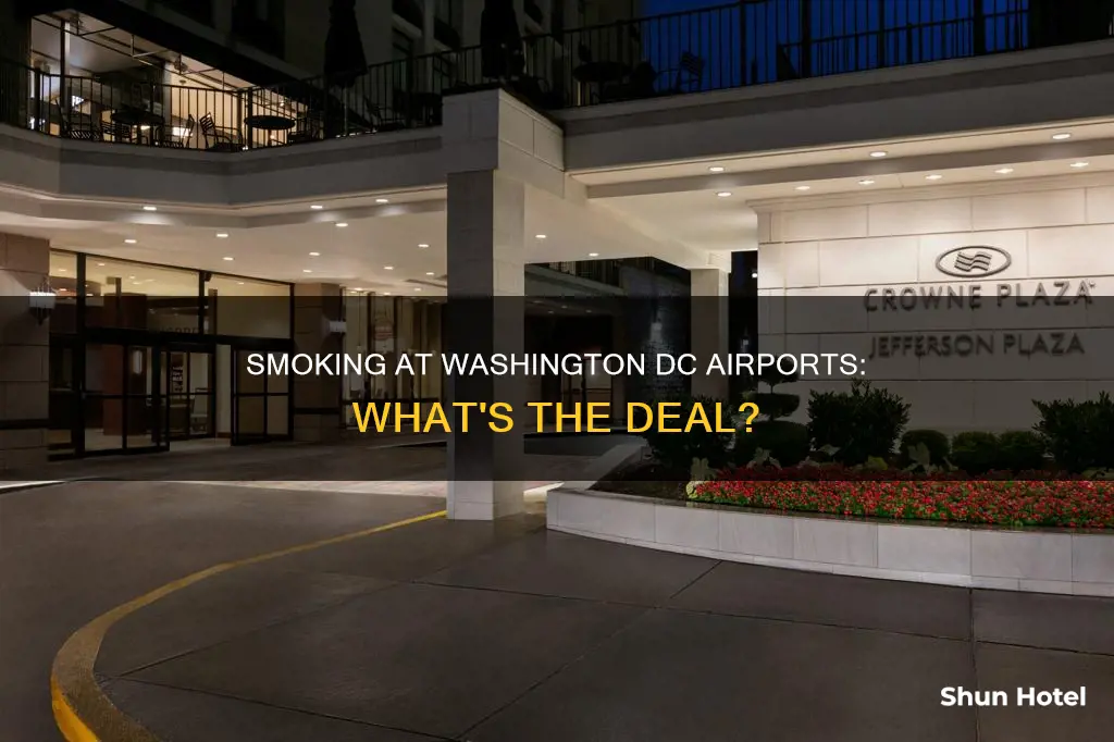 can you smoke in washington dc airport