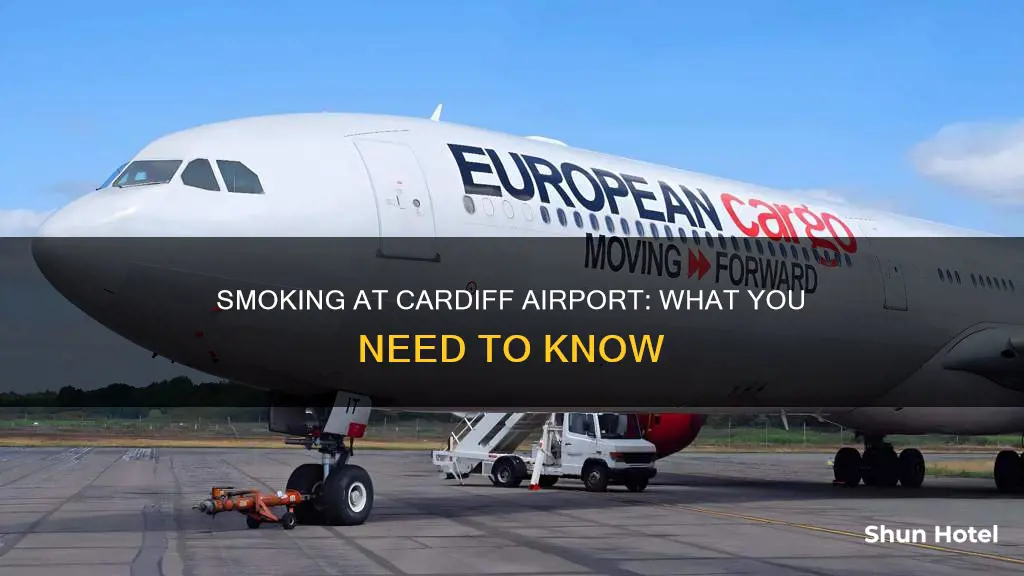 can you smoke inside cardiff airport
