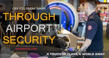 How to Sneak Xanax Through Airport Security