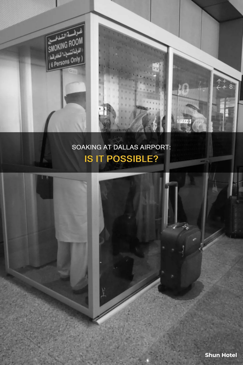 can you soke inside dallas airport