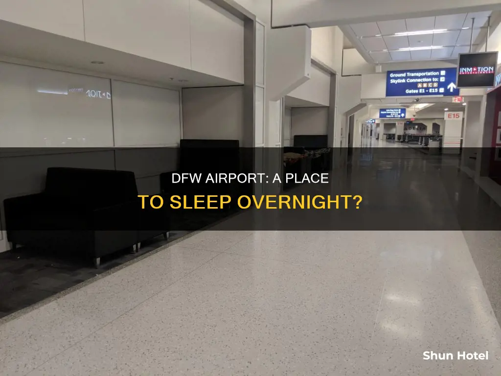 can you spend the night at dfw airport