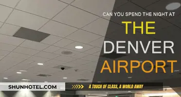 Denver Airport: A Place to Sleep Over?
