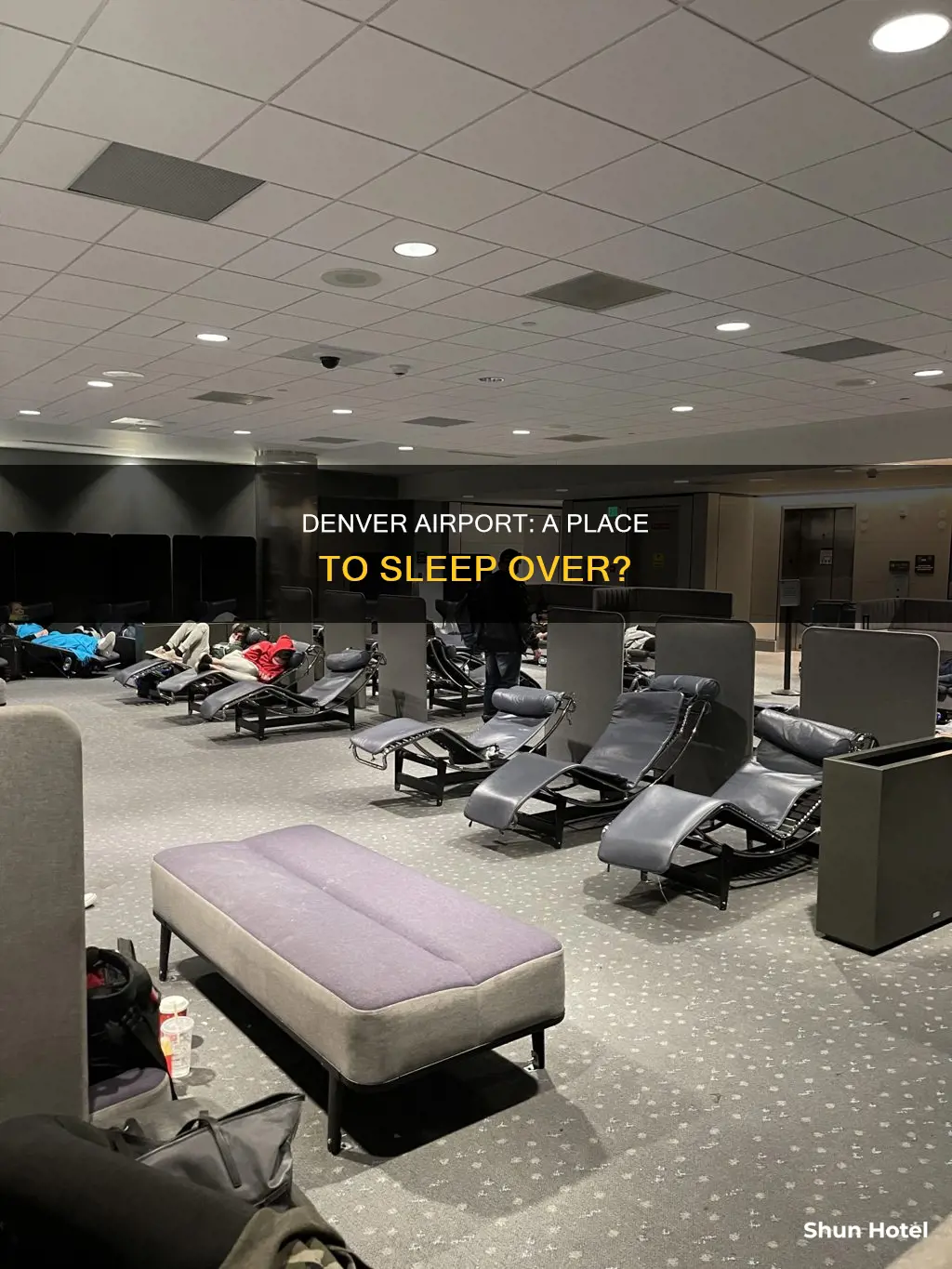 can you spend the night at the denver airport