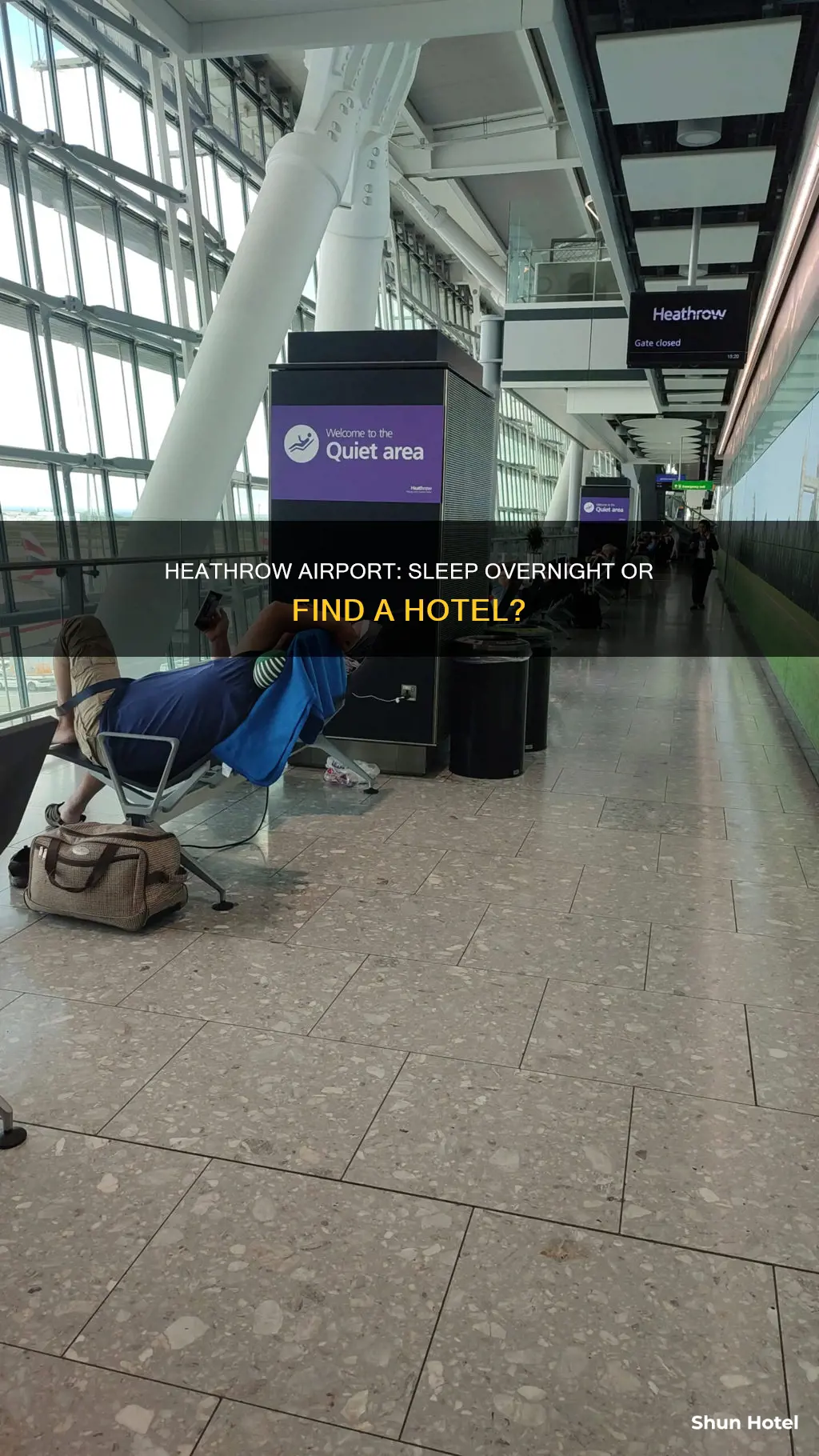 can you spend the night in heathrow airport