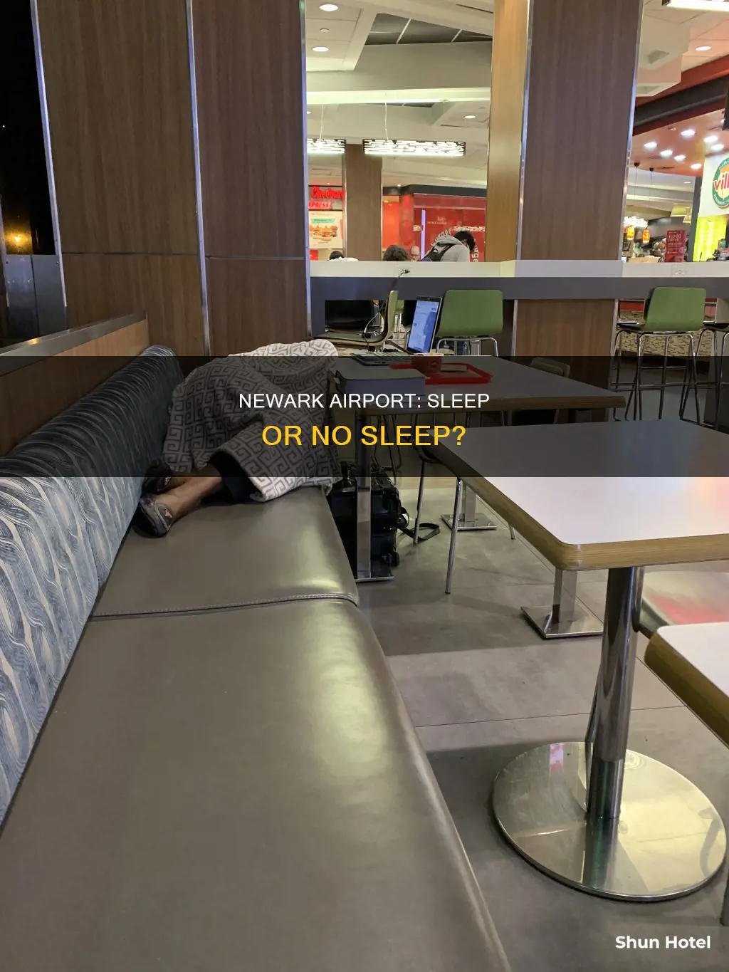 can you spend the night in newark airport