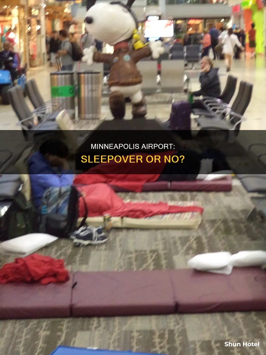 can you spend the night in the mpls airport