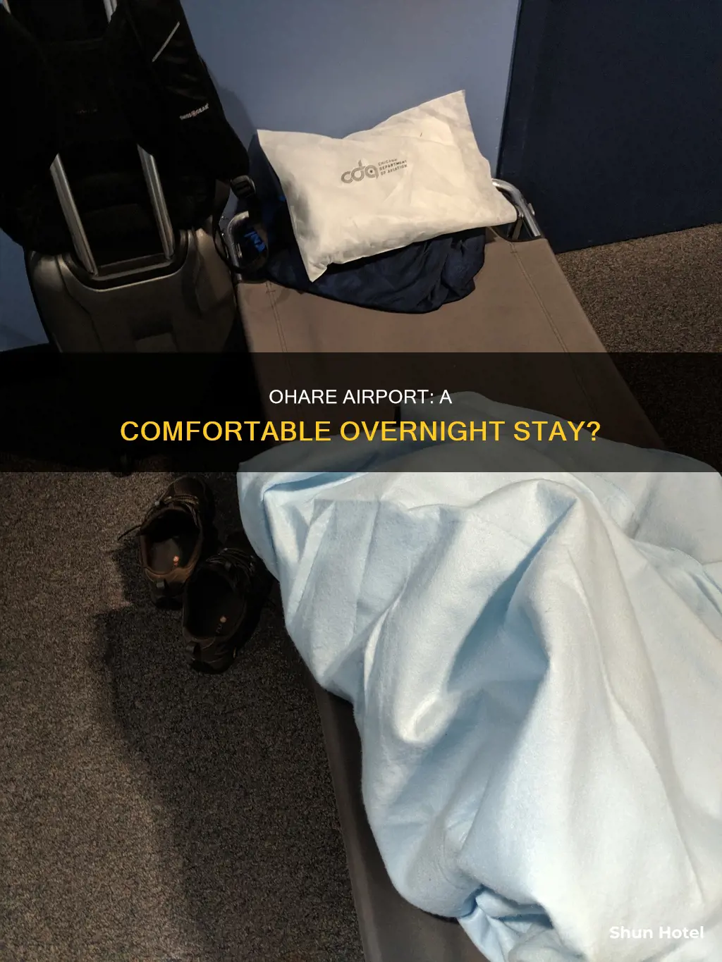 can you stay a night at ohare airport