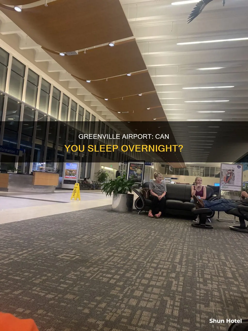 can you stay at greenville airport overnight