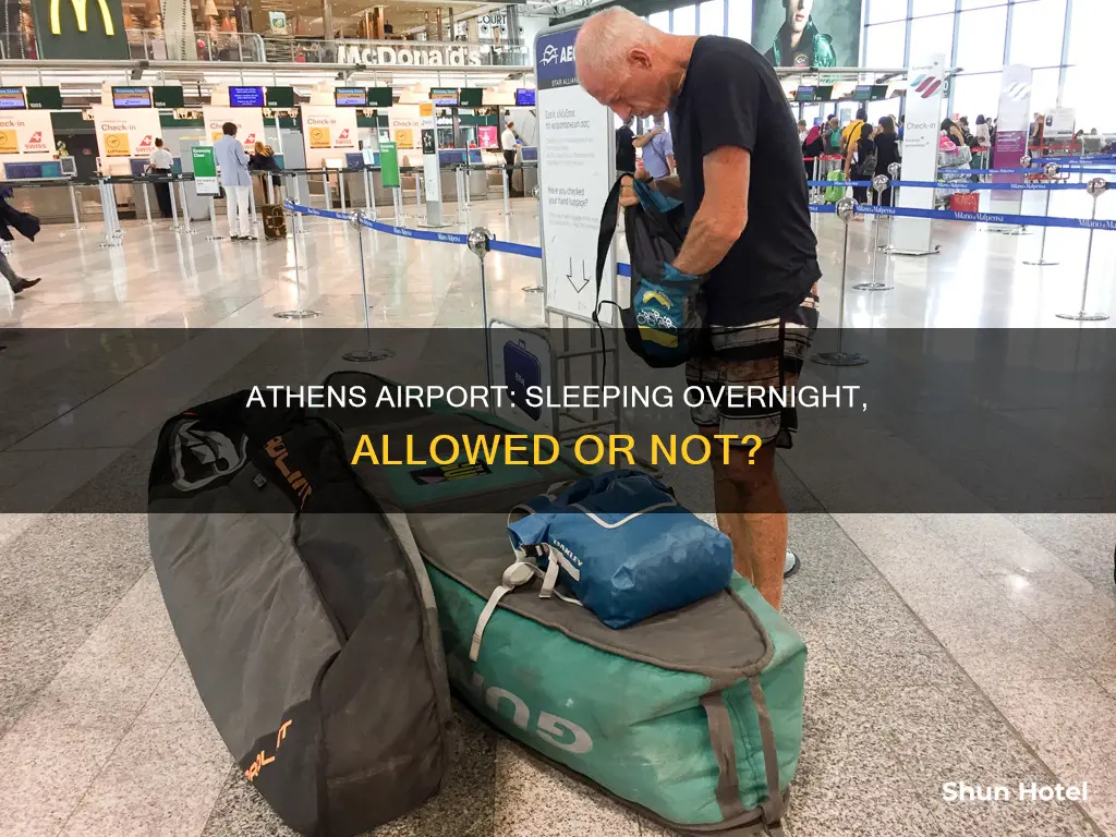 can you stay in athens airport overnight