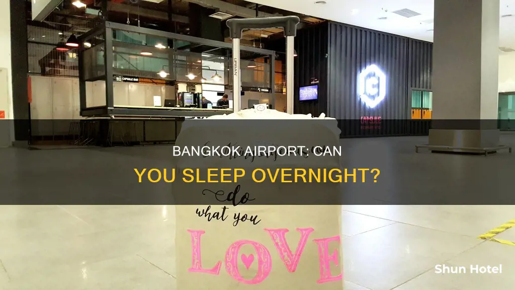 can you stay in bangkok airport overnight