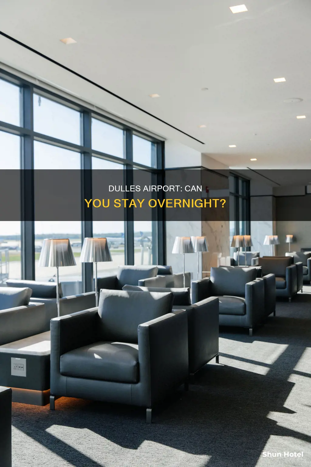 can you stay in dulles airport