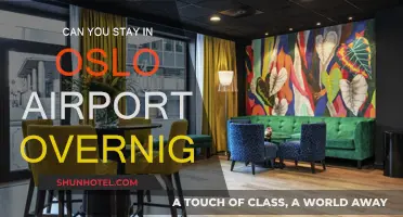 Oslo Airport: Sleeping Overnight Before Your Flight