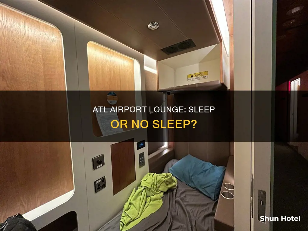 can you stay in the atl airport lounge overnight