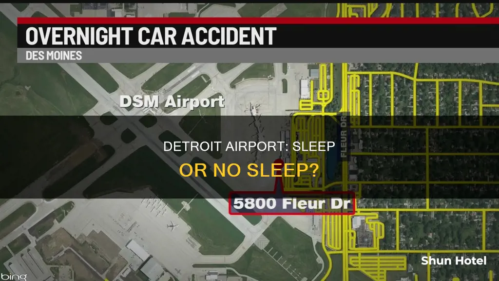 can you stay overnight at detroit airport