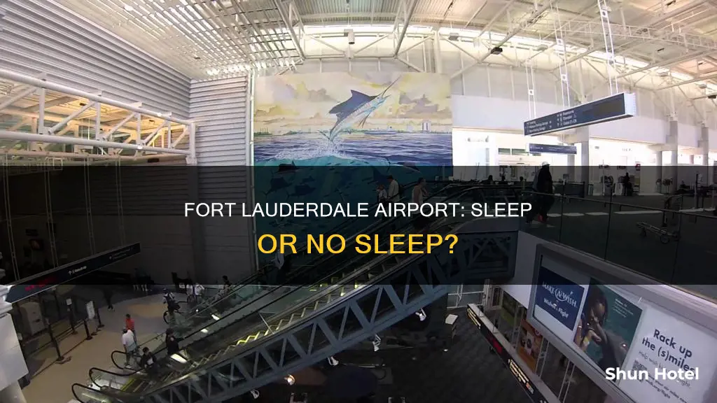 can you stay overnight at fort lauderdale airport