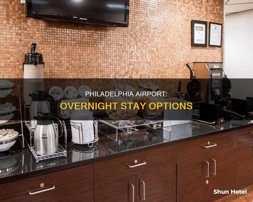 can you stay overnight at philadelphia airport