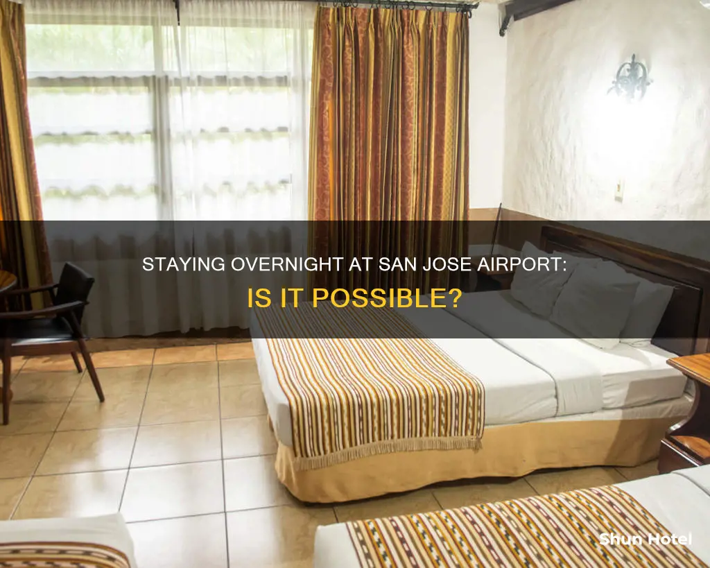 can you stay overnight at san jose airport