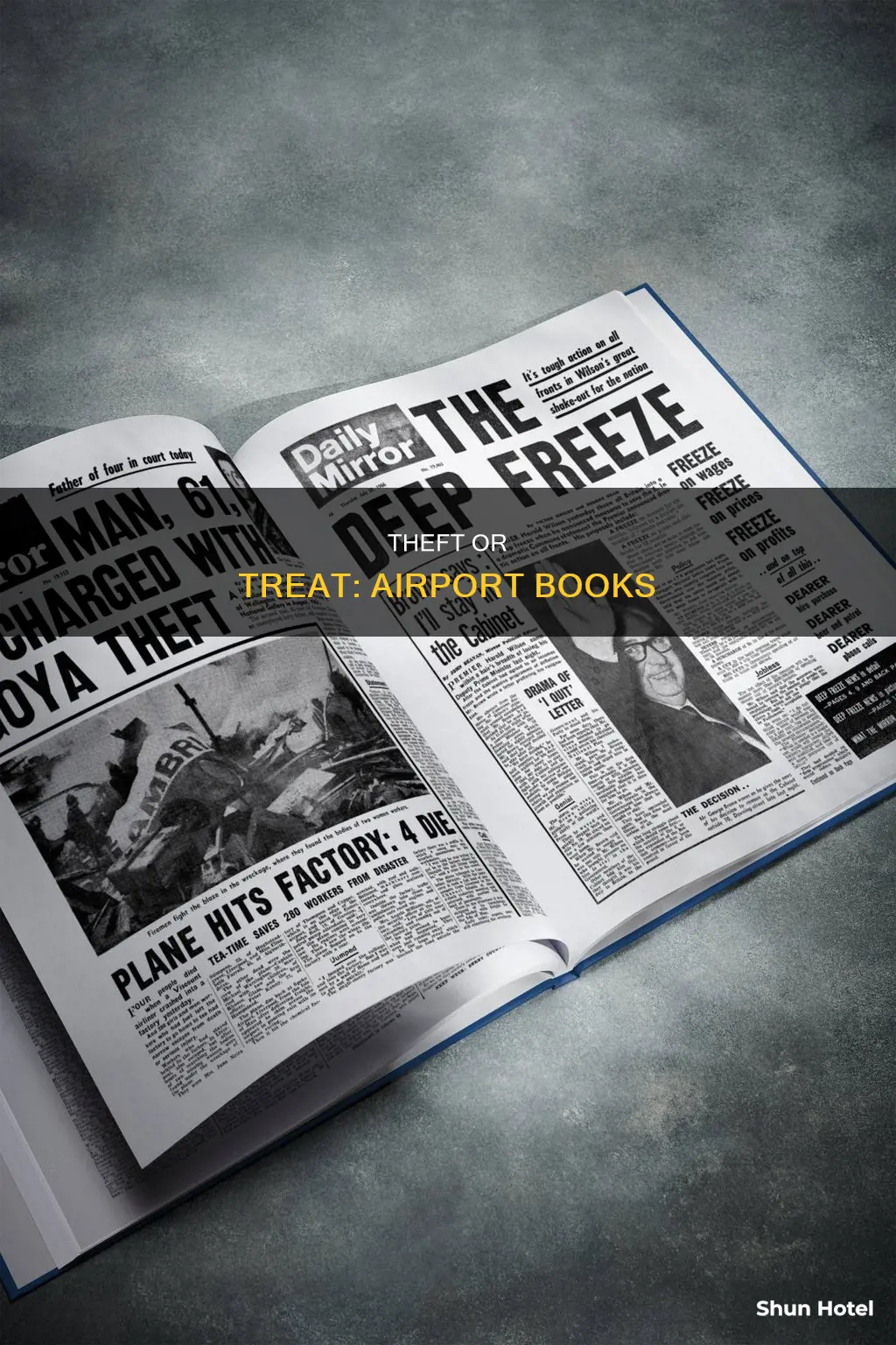 can you steal airport book