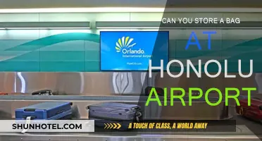 Honolulu Airport: Storing Your Bag Safely