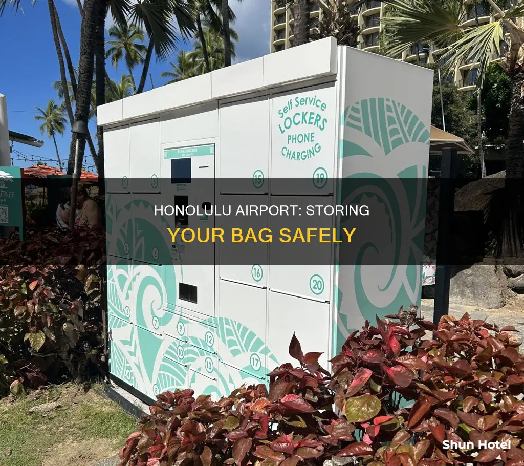 can you store a bag at honolulu airport