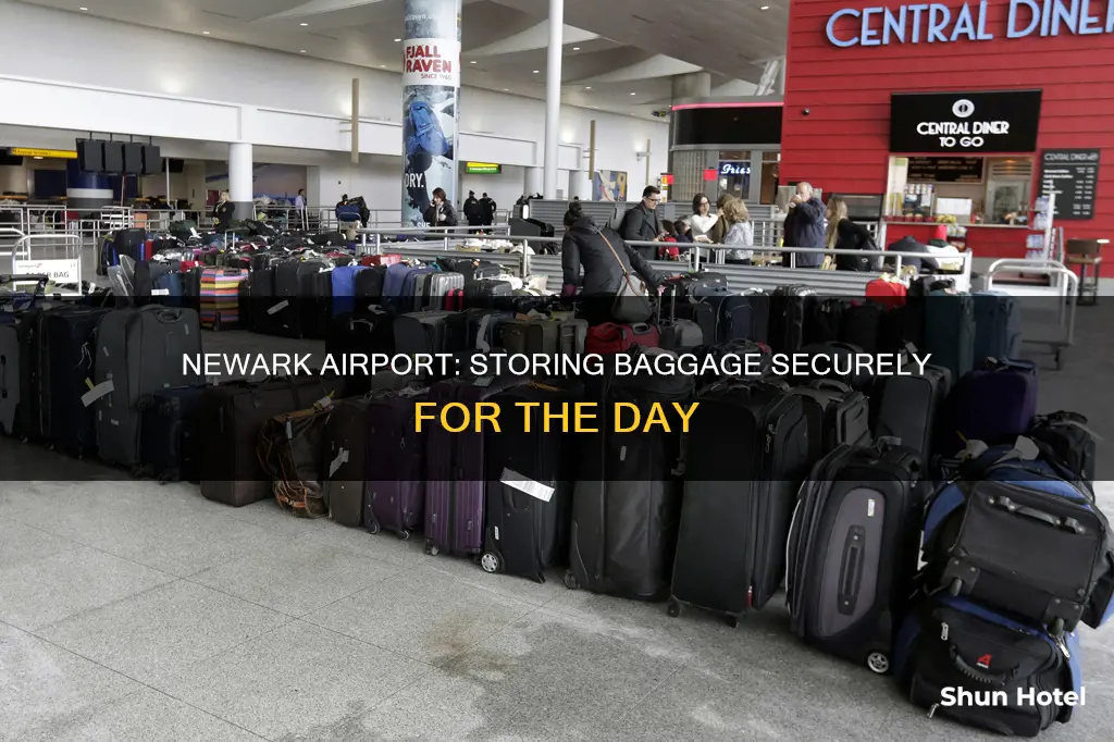 can you store baggage at newark airport for the day