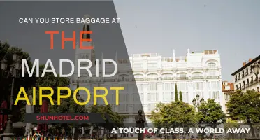 Madrid Airport: Storing Baggage Securely