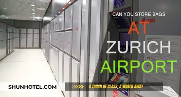 Zurich Airport: Storing Your Bags Safely