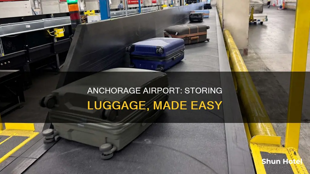 can you store luggage at anchorage airport