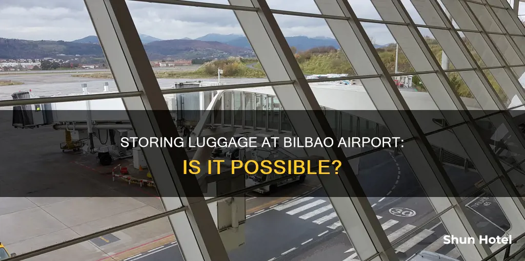 can you store luggage at bilbao airport