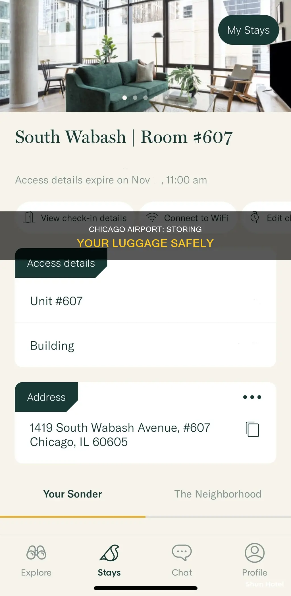 can you store luggage at chicago airport