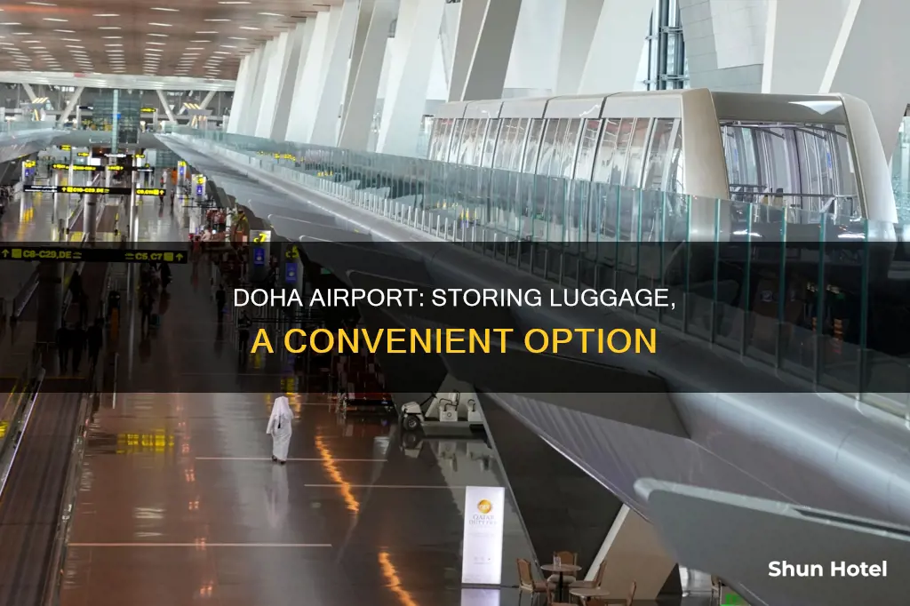 can you store luggage at doha airport