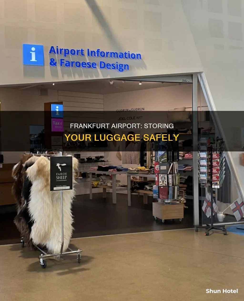 can you store luggage at frankfurt airport