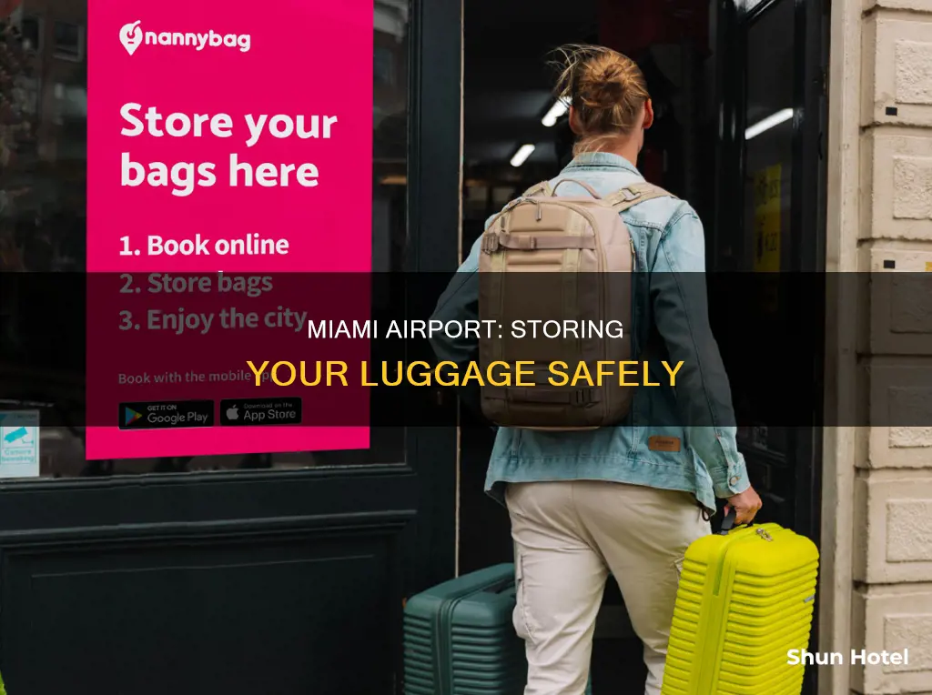can you store luggage at miami airport