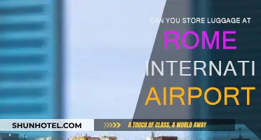 Rome Airport Left Luggage: Storage Options