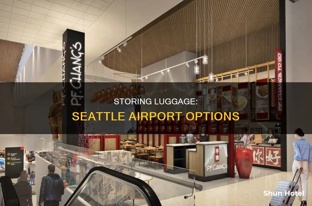 can you store luggage at seattle airport