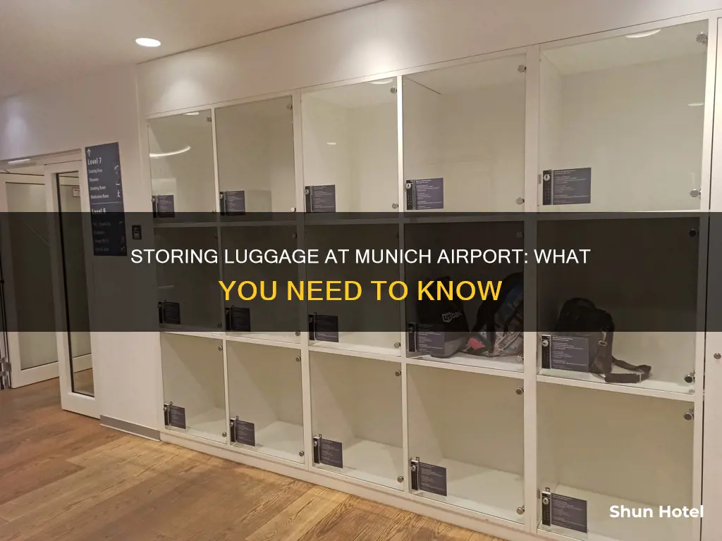 can you store luggage in munich airport