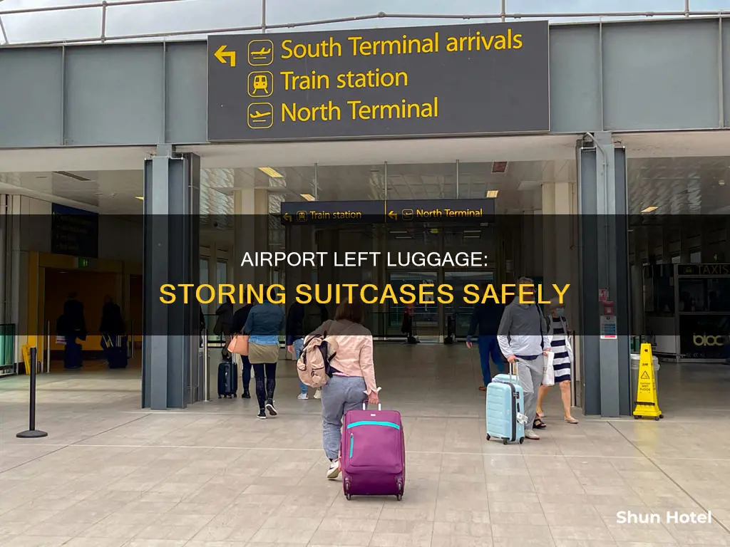 can you store suitcases in an airport
