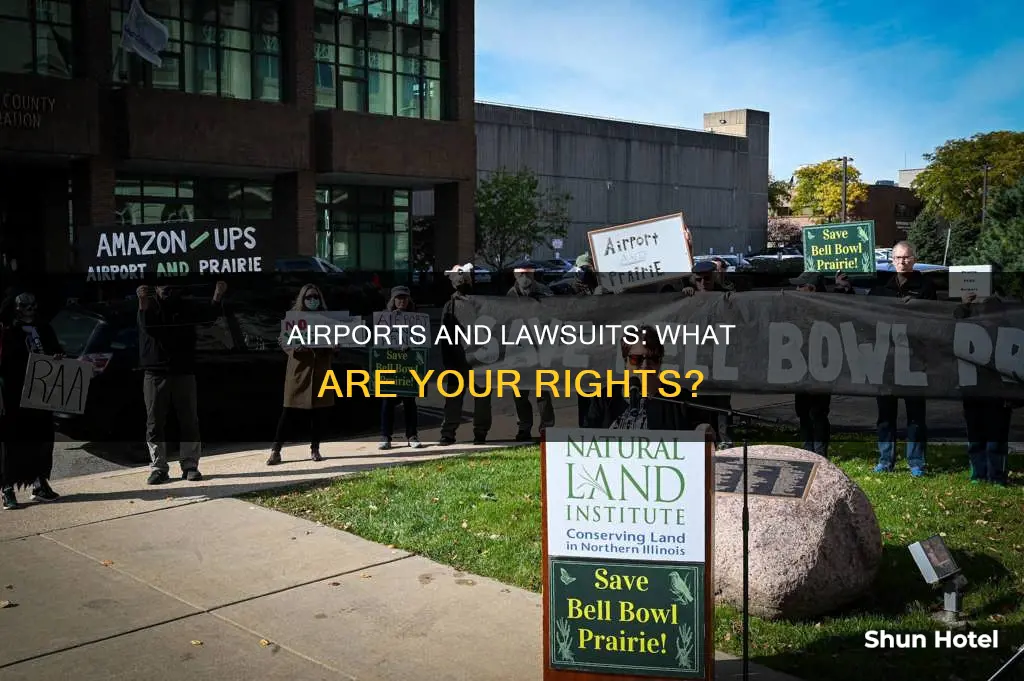 can you sue an airport