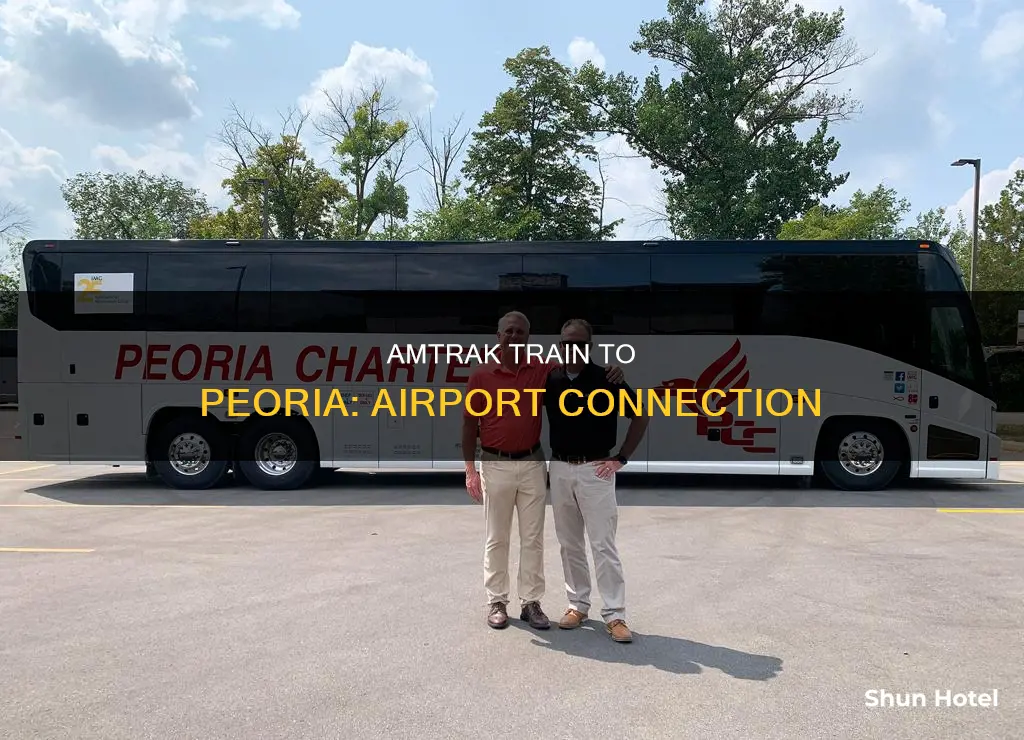 can you take a amtrak train to peoria il airport