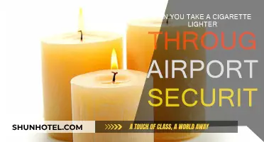 Airport Security: Cigarette Lighters, What's Allowed?