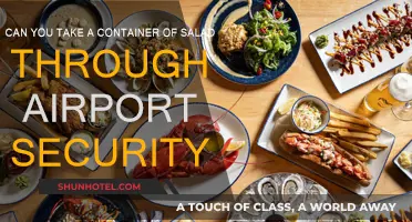 Traveling with Salad: TSA-Friendly Food Rules